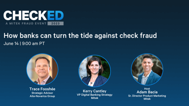 CHECKED: How banks can turn the tide against check fraud